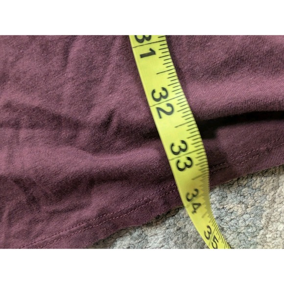 Garnet Hill Dress XS Purple Embroidered Organic Jersey Knit Fairy Cottagecore - Picture 5 of 10